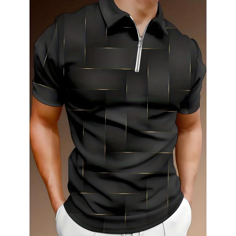 Fashionable Men's Short Sleeve Button-Down Shirt - Lightweight and Comfortable, Quick Drying Summer Essential - Available in Multiple Colors, Men's Casual Style Collar Menswear Stretch Tops Plaid Polo Fabric Tropical Fabric Tropical tiktok shop store