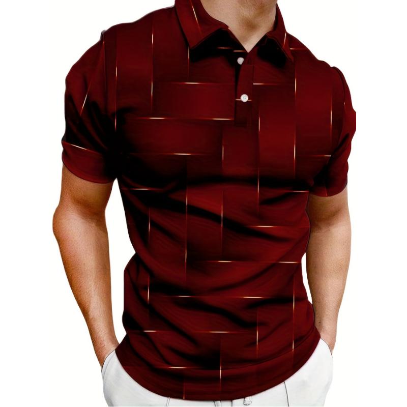 Fashionable Men's Short Sleeve Button-Down Shirt - Lightweight and Comfortable, Quick Drying Summer Essential - Available in Multiple Colors, Men's Casual Style Collar Menswear Stretch Tops Plaid Polo Fabric Tropical Fabric Tropical tiktok shop store