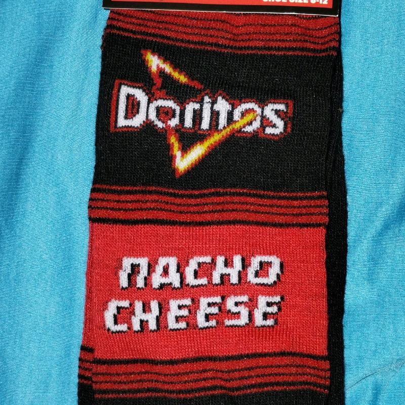 Odd Socks Chip Snacks Men's socks size 6-12 various Potato chips  Calf socks