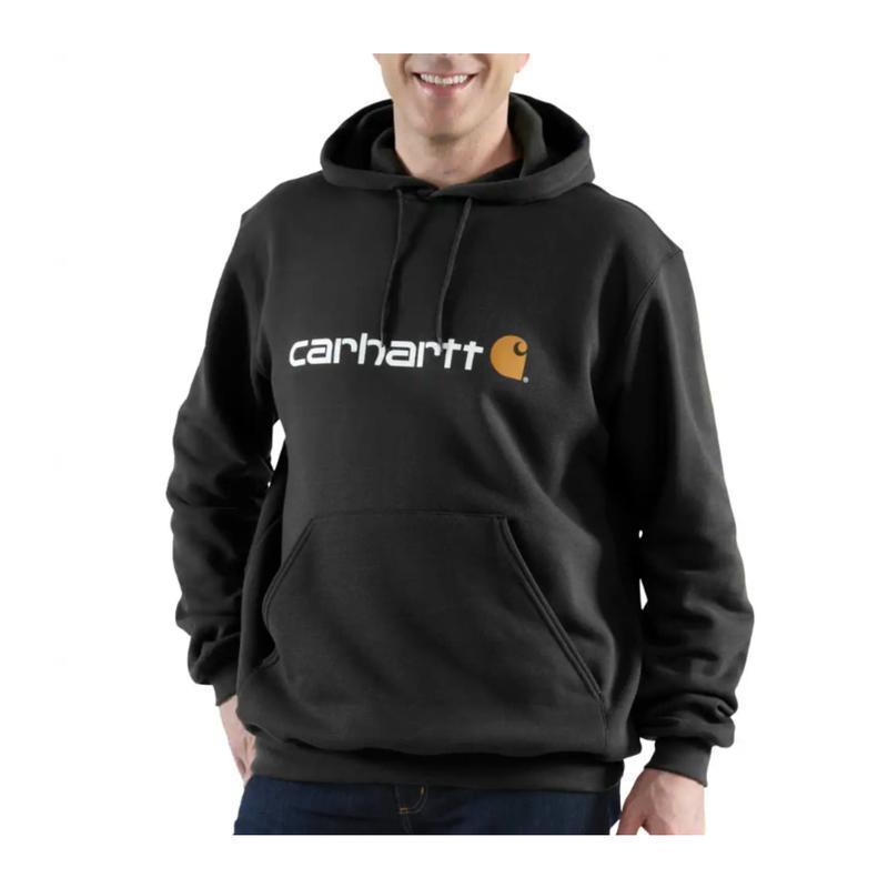 Carhart Loose Fit Midweight Logo Graphic Hoodie, Menswear, Cotton Shirt, T-shirt, Sweatshirt