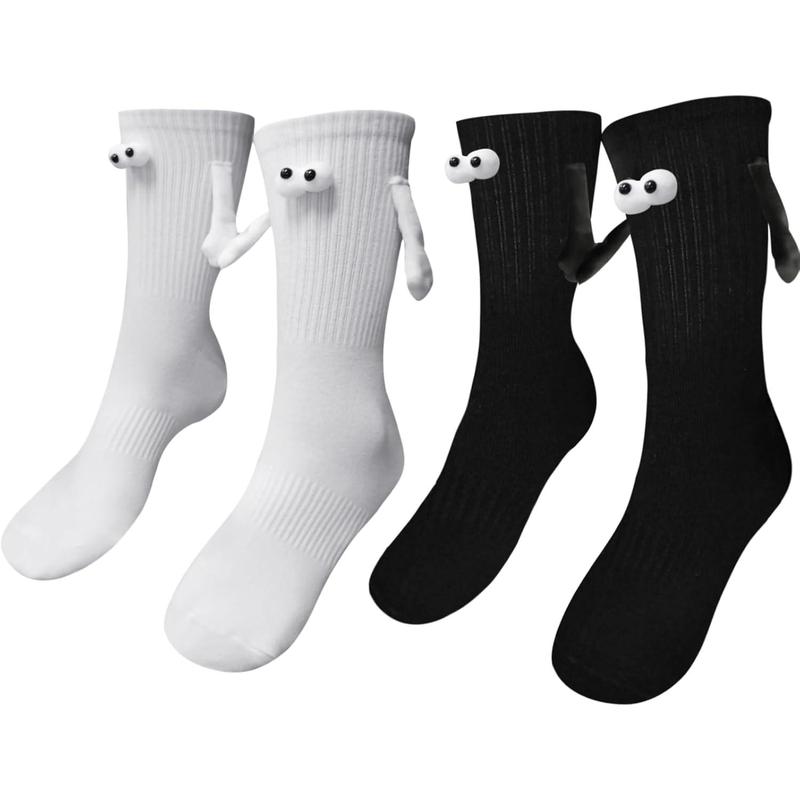 MAG HAND SOCKS: Fun for WM, Crazy for Kids. Couple White Elephant Gift.Unisex Xmas Outfit. Big Matching Day. Menswear Womenswear. Big Matching Teacher