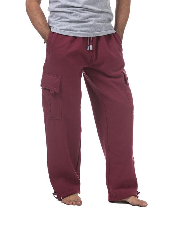 Pro Club Heavyweight Fleece cargo pants, long pants, Sweatpants Menswear Soft Casual Stylish Day