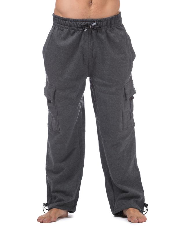 Pro Club Heavyweight Fleece cargo pants, long pants, Sweatpants Menswear Soft Casual Stylish Day