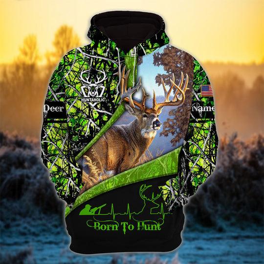 Premium Deer Hunting Skull Pattern Country Girl Personalized 3D Hoodie & Legging, Perfect Gift for Outdoor Enthusiasts