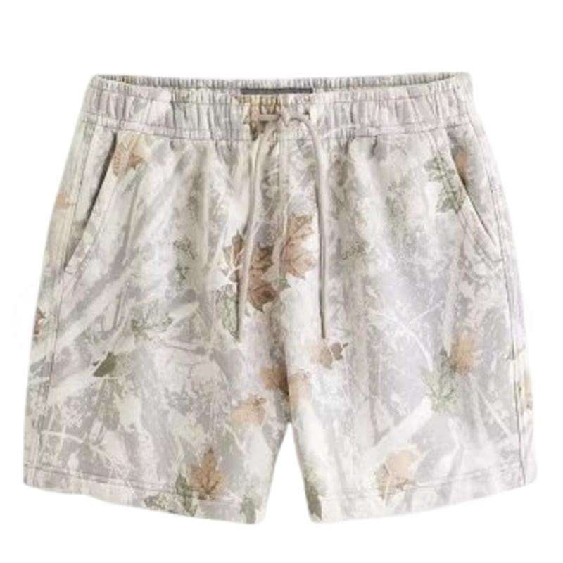 Mens Shorts Fit All Over PrintDrawstring Waist Track Shorts,  Casual Comfy Breathable Hollow Out Shorts for Summer