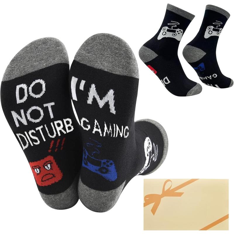 Stocking Stuffers for Men Adults Teens Funny Socks Christmas Birthday Gaming Gifts for Men Dad Boyfriend Son Him