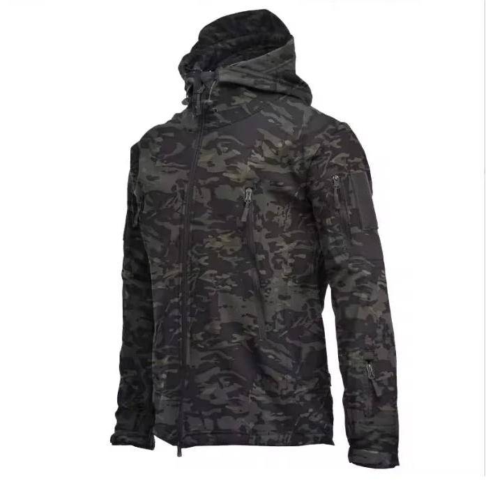 Shark Skin Soft Shell Jackets: Men's Tactical Windproof Waterproof Jacket