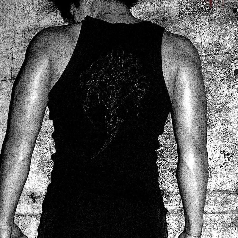 CYBER BEATER V2 NOIR - MENS STREETWEAR GYM BEATER MEN'S SLEEVELESS WORKOUT TANK SOFT