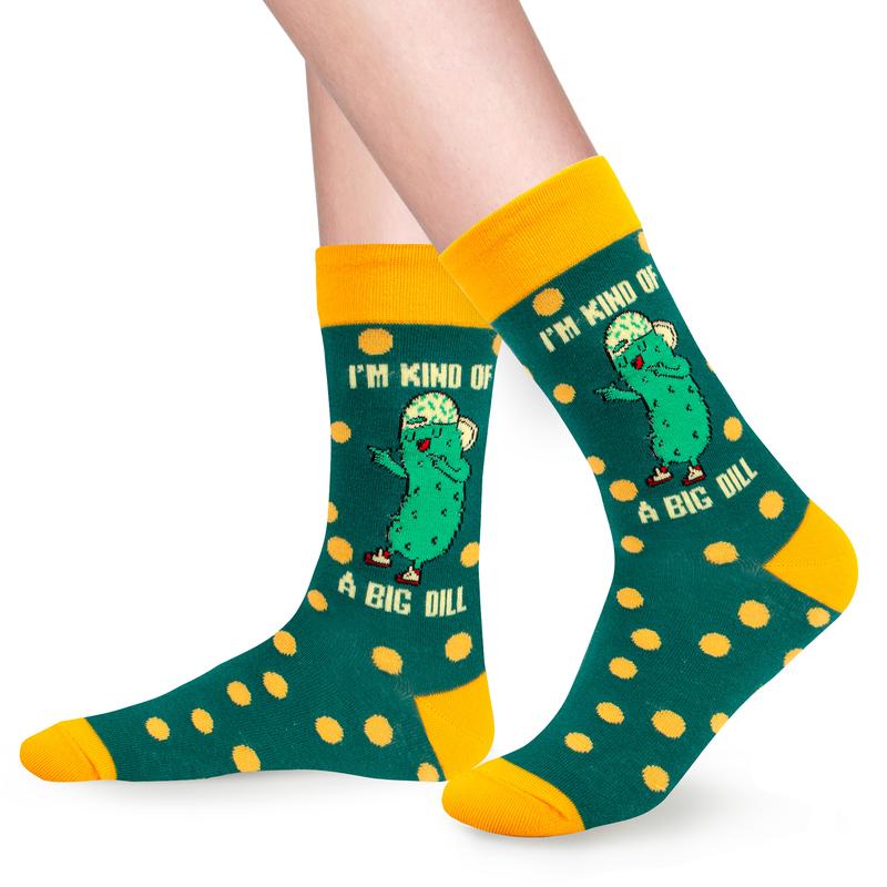 Funny Gifts for Men and Women, Pickle Socks Gifts Gag Gifts Crazy Socks for Couple funny socks