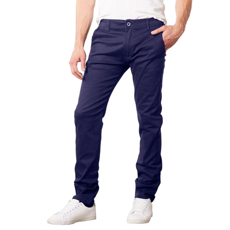 Men's Slim Fit Cotton Stretch Classic Chino Pants (Sizes, 30-40)