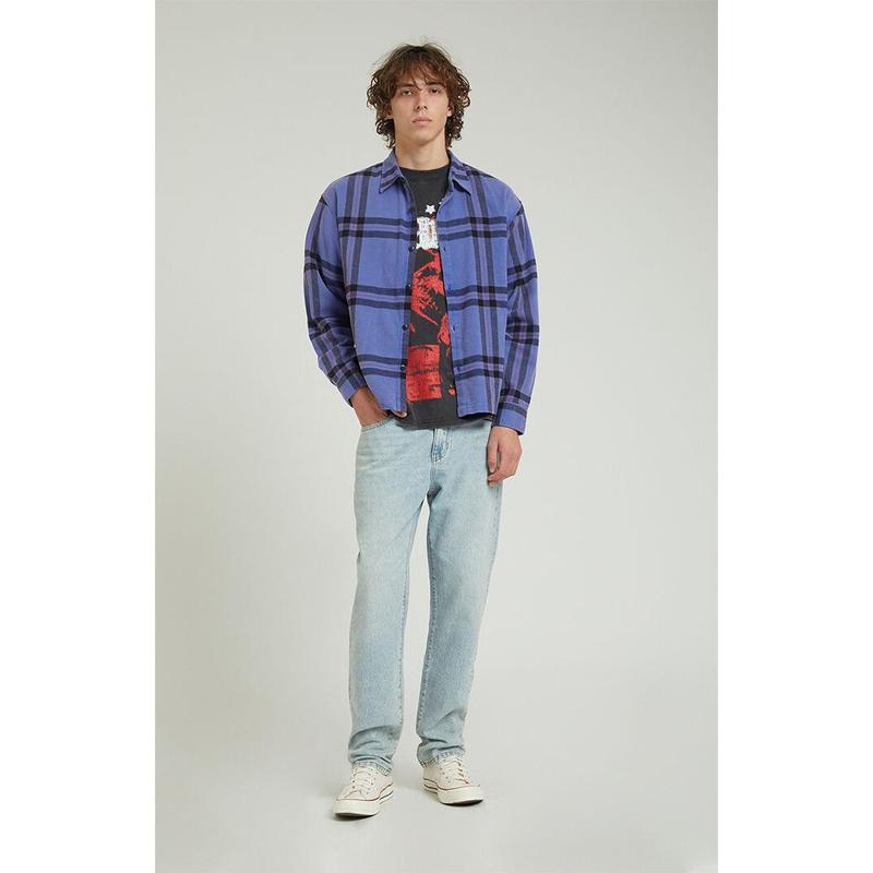 PacSun Men's Light Indigo Straight Jeans