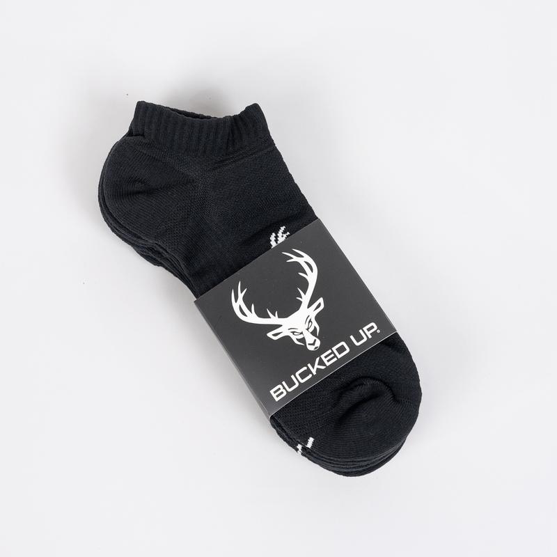 Bucked Up ALL NEW Buck to School No Show Socks Classic Menswear