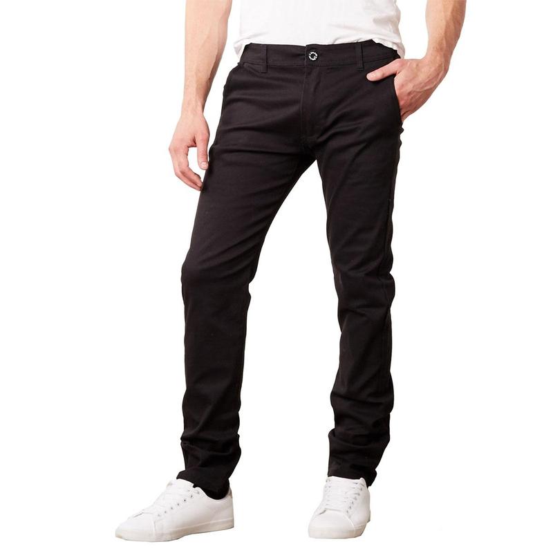 Men's Slim Fit Cotton Stretch Classic Chino Pants (Sizes, 30-40)