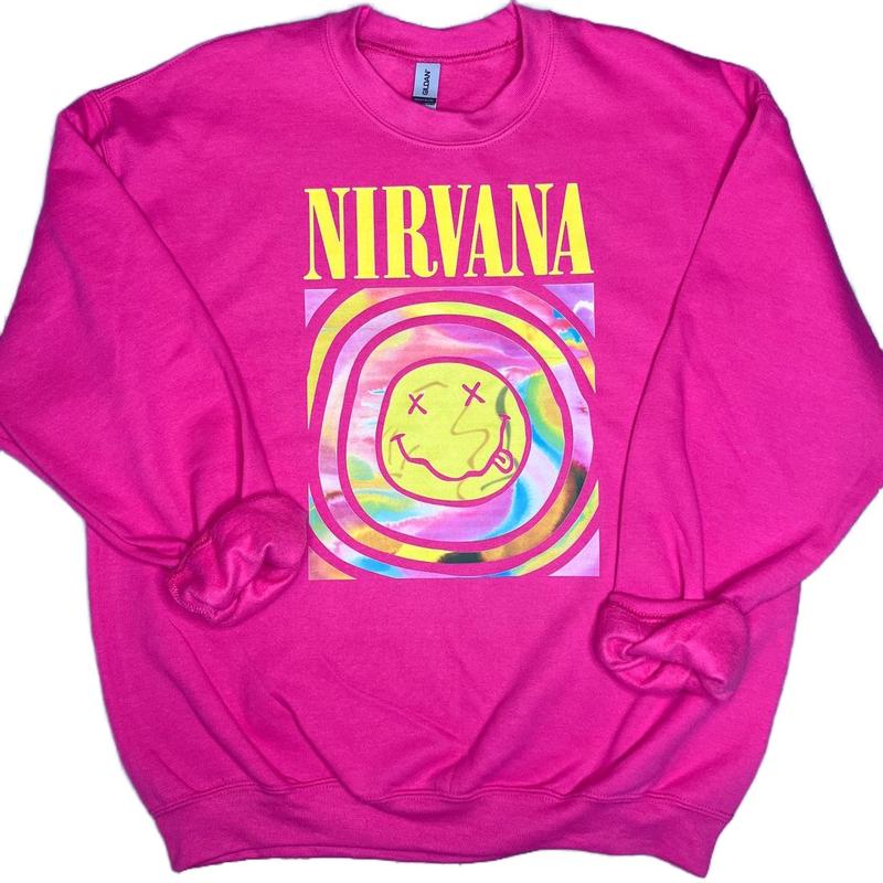 Nirvana Smiley Crewneck Sweatshirt