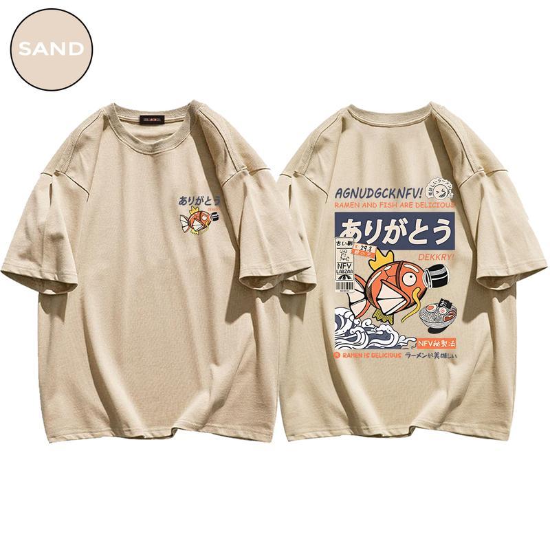 Magikarp - Pokemon Anime Oversized T-shirt 4 Anime Sweatshirt, Manga Lover Tee, Anime shirt, Gift for Anime Manga Fan Crewneck Clothing