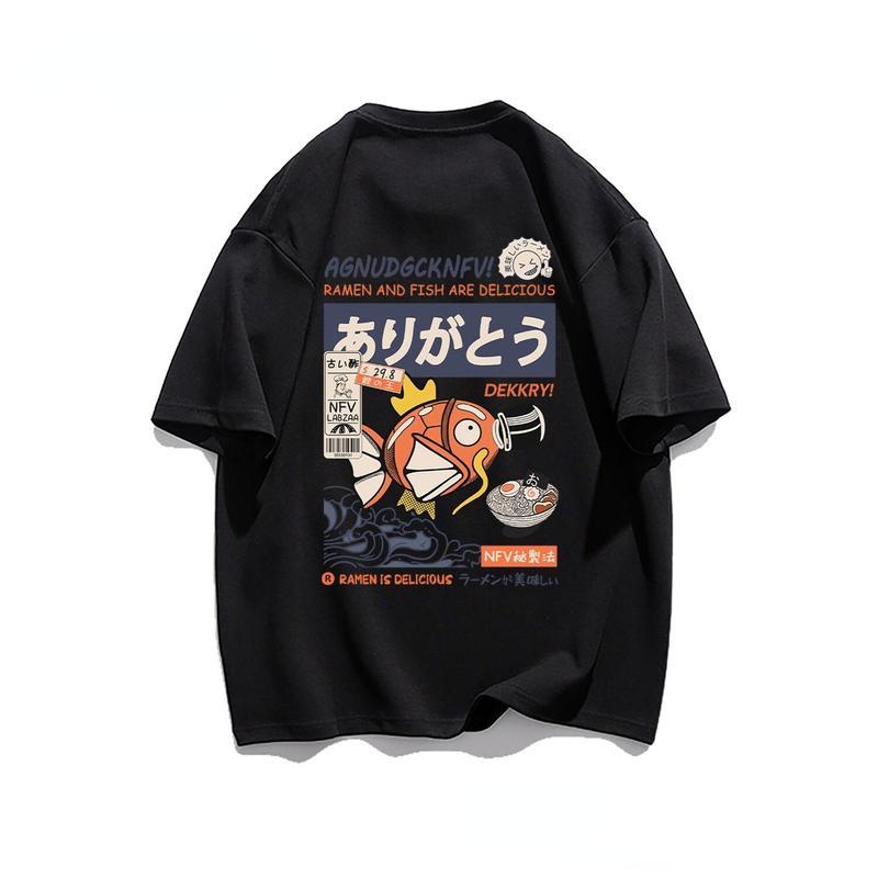 Magikarp - Pokemon Anime Oversized T-shirt 4 Anime Sweatshirt, Manga Lover Tee, Anime shirt, Gift for Anime Manga Fan Crewneck Clothing