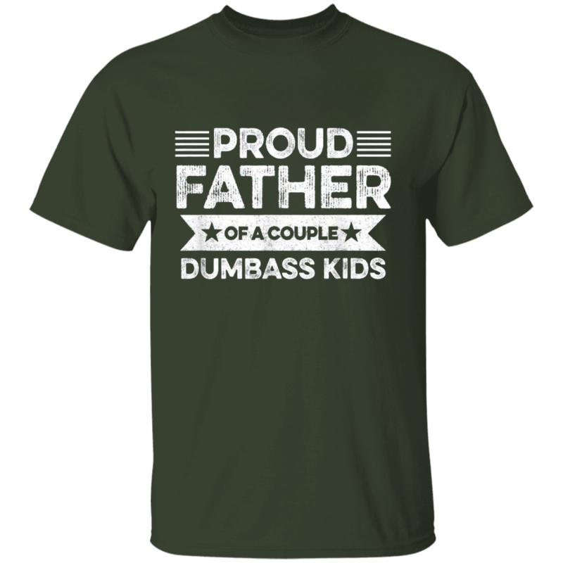 Proud Dad of a Goofy Couple - Classic Father's Day T-Shirt for Men Women's Fashion - Good Material, Great Product Dad's Gift - Classic Men's T-Shirt Cotton Embroidered Love of Sports Menswear Top Collar Sweatshirt