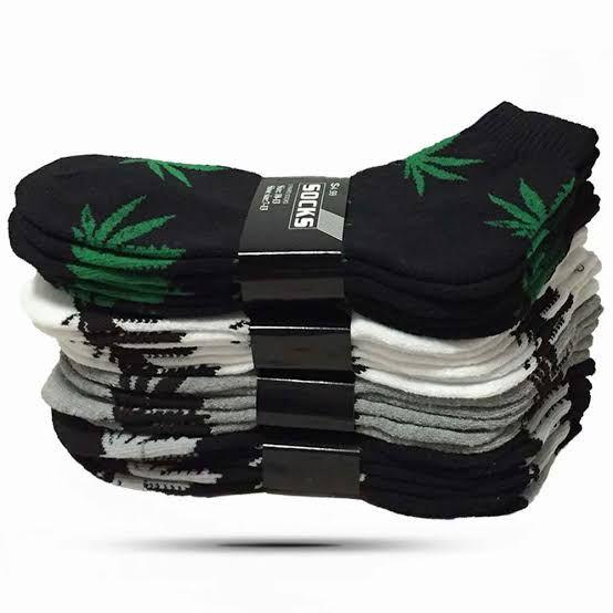 12 Pairs Men & Women Marijuana Leaf Low Cut Thin Quarter Ankle Cotton Socks - Size 9-11 10-13 Lightweight