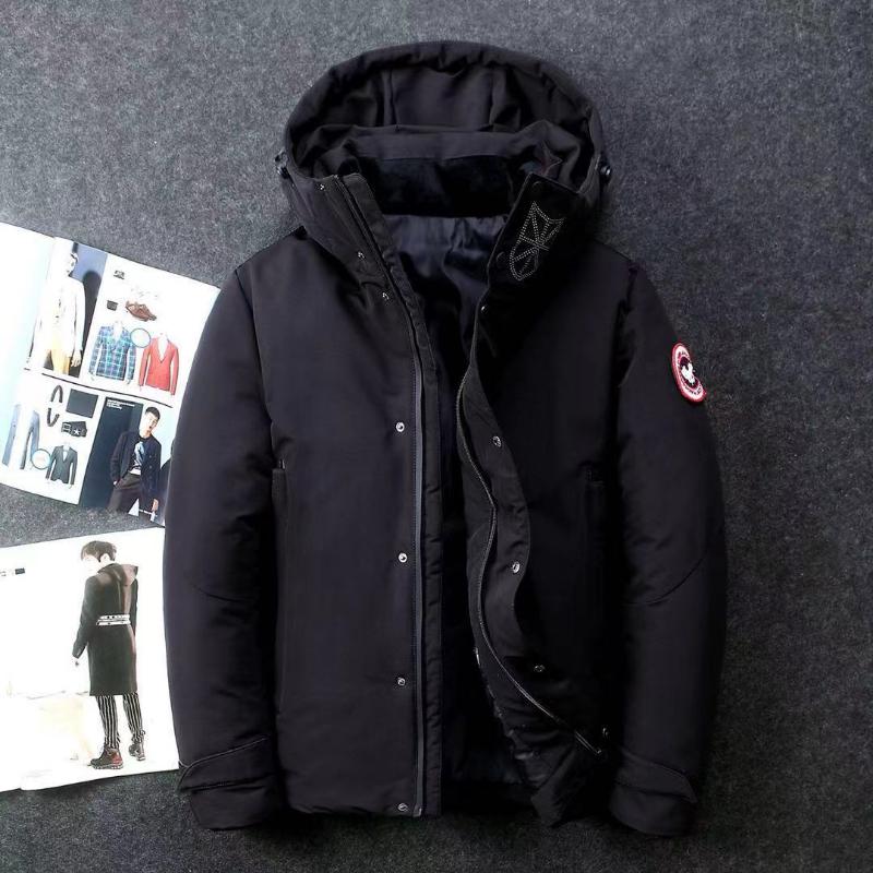 New Men's Down Jacket Men's Short Winter Thickened Goose Down Jacket Trendy Youth Korean Style Jacket Casual Menswear Coats Long Sleeve