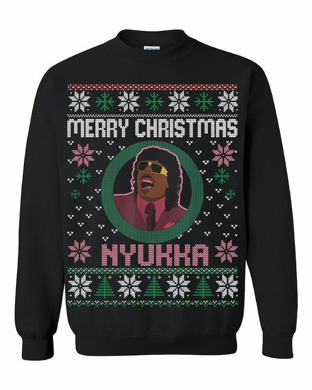 Merry Christmas Nyukka Ugly Christmas Sweater, Pinky From Friday Merry Christmas Nyukka Sweatshirt, Merry Christmas Nukka T-Shirt, Hoodie Sweatshirt, Hoodie, Comfort Colors