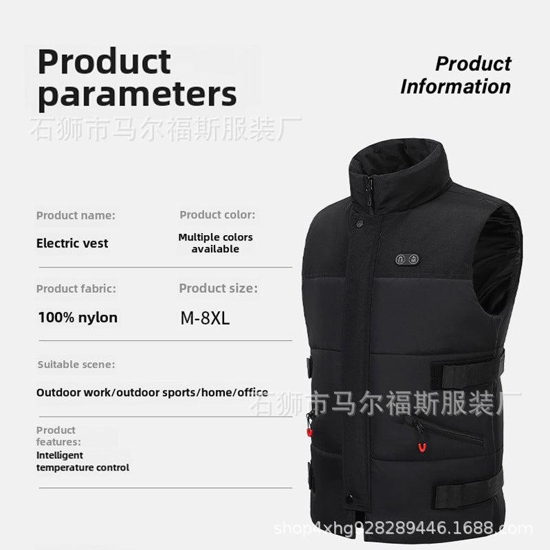 Merry Christmas Sale Thermal Winter 4 Heating Zones Jacket Rechargeable Heated Jacket with Custom Heating Modes  Polyester Mens SelfWarming Jacket and Hoodie for Outdoor Adventures  Cozy Heated Apparel Hat Insoles and Winter Mask for AllDay Warmth