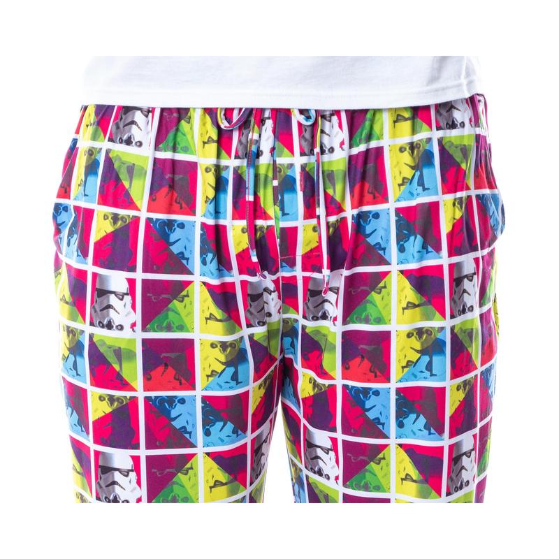 Star Wars Mens' Stormtrooper Color Frames Pop Art Sleep Pajama Pants