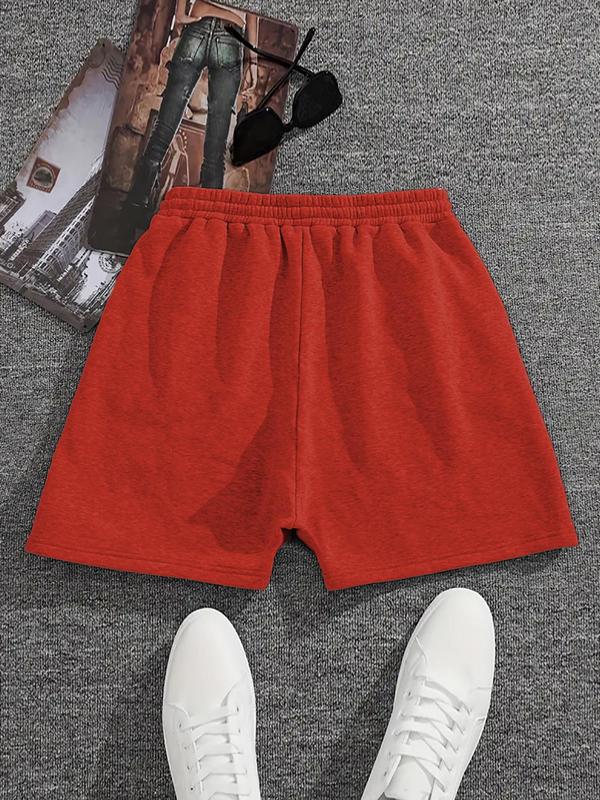 Men's Summer 2024 Loose Thin Solid Slim Elastic Drawstring Pocket Shorts, Casual Loose Sweat Shorts, Slant Pocket Track Shorts, Athletic Running Gym Workout Shorts, Going Out Outfits, Men Clothing, Boyfriend Gifts