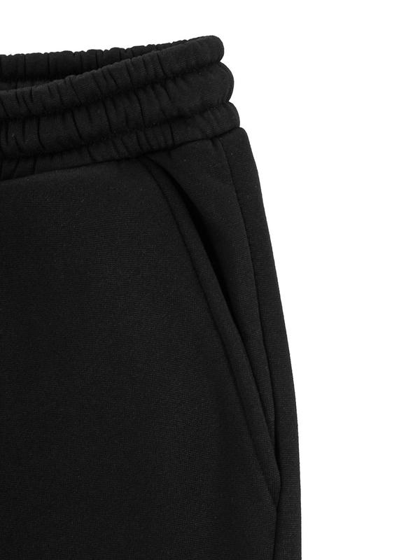  Solid Drawstring Waist Sweatpants, Casual Comfy Jogger Pants for Men, Men's Trousers for Fall & Winter