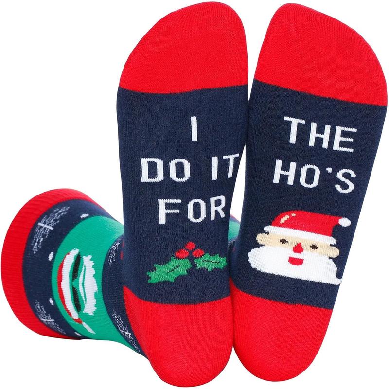 Funny Christmas Socks for Men & Women - Novelty Xmas Gifts - Cool Stocking Stuffers