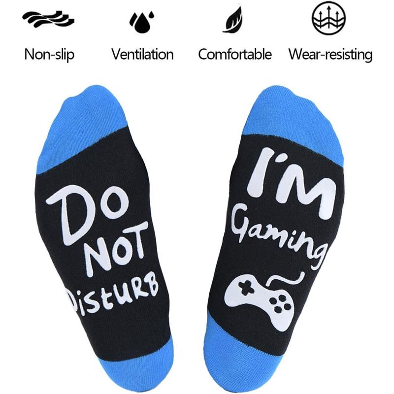 Funny Christmas Gifts,Gamer Gifts for Teens,Do Not Disturb I'm Gaming Socks,Christmas gifts for Teen boys,Husband,Boyfriend