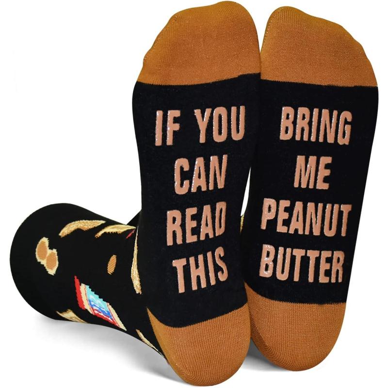 If You Can Read This Funny Saying Non-Slip Socks, Novelty Gifts for Men Women Teens Lover