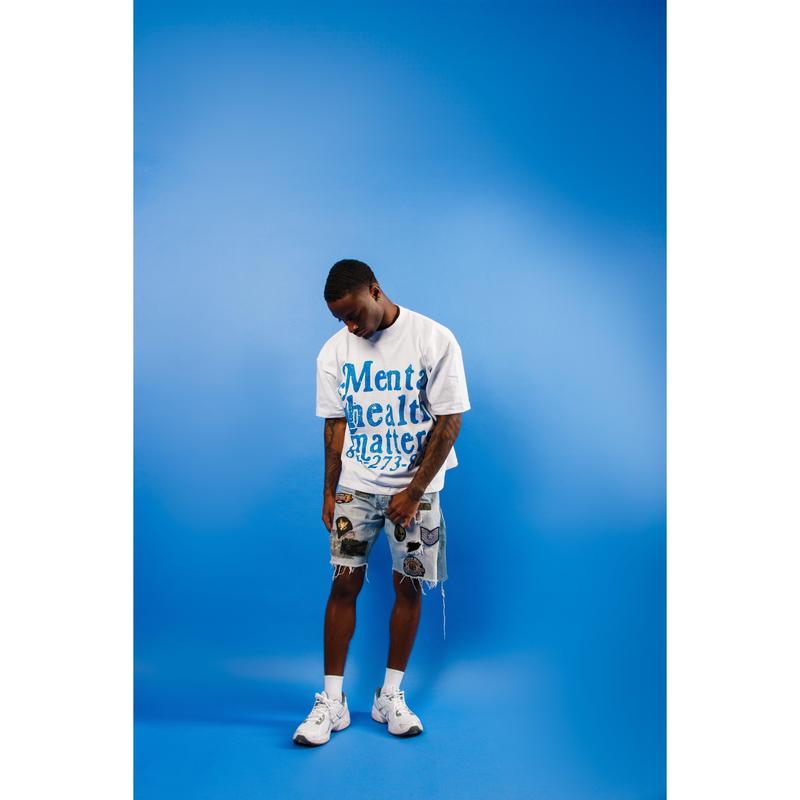 Mental Health Matters Tee - Blue