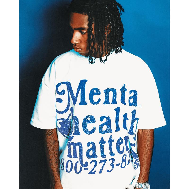 Mental Health Matters Tee - Blue