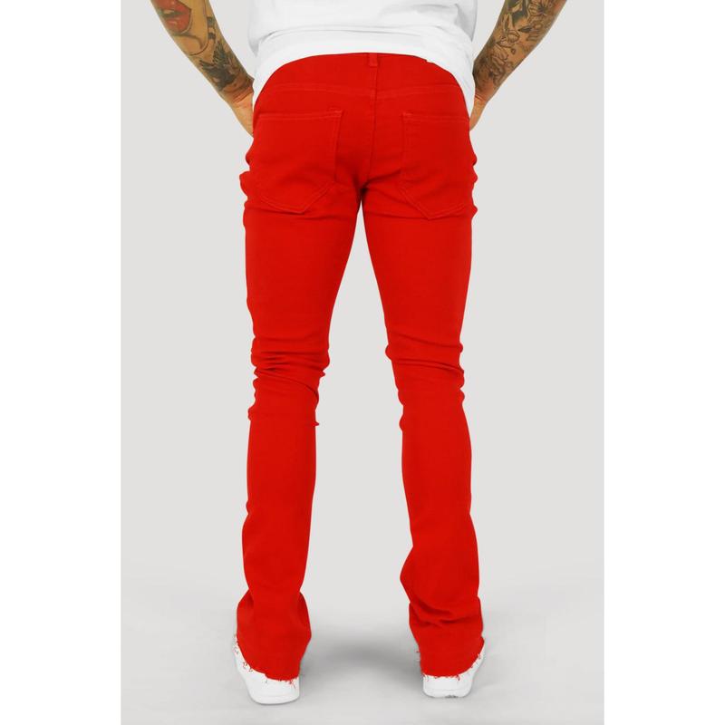 Vortex Stacked Denim (Red)