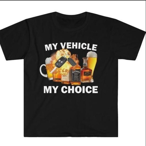 Drunk Driving T-Shirt, Humor Funny Meme shirt, Unisex Funny T-Shirt, Satire Shirt