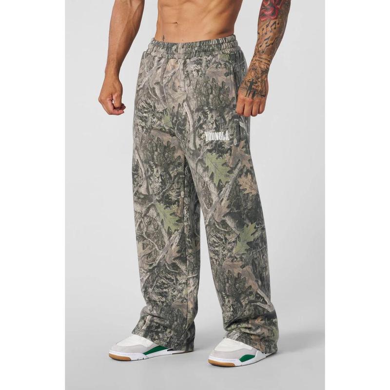 New Arrival Youngla Sweatpants Straight Casual Fashion Brand Fitness Pants Men Camouflage Breathable Sports Trousers Men