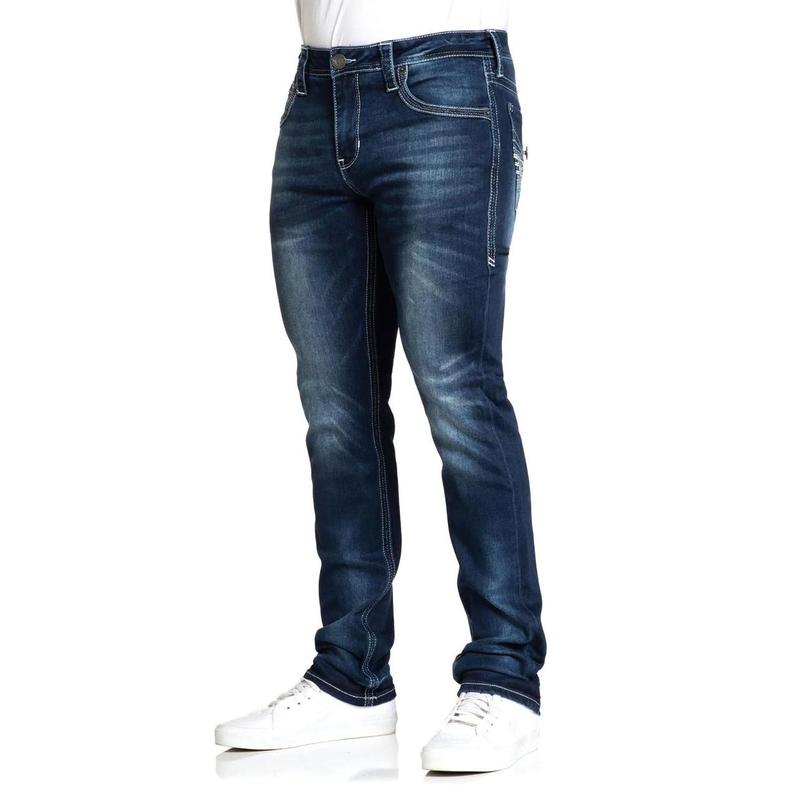 American Fighter Men's Defender Void Woodland Skinny Fit Straight Denim Jean