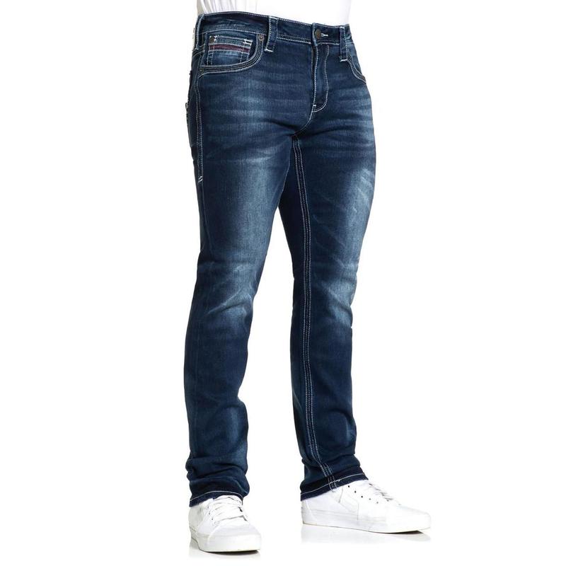 American Fighter Men's Defender Void Woodland Skinny Fit Straight Denim Jean