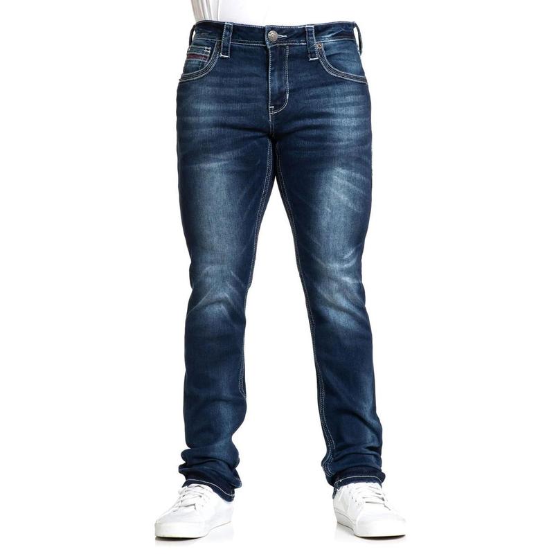 American Fighter Men's Defender Void Woodland Skinny Fit Straight Denim Jean