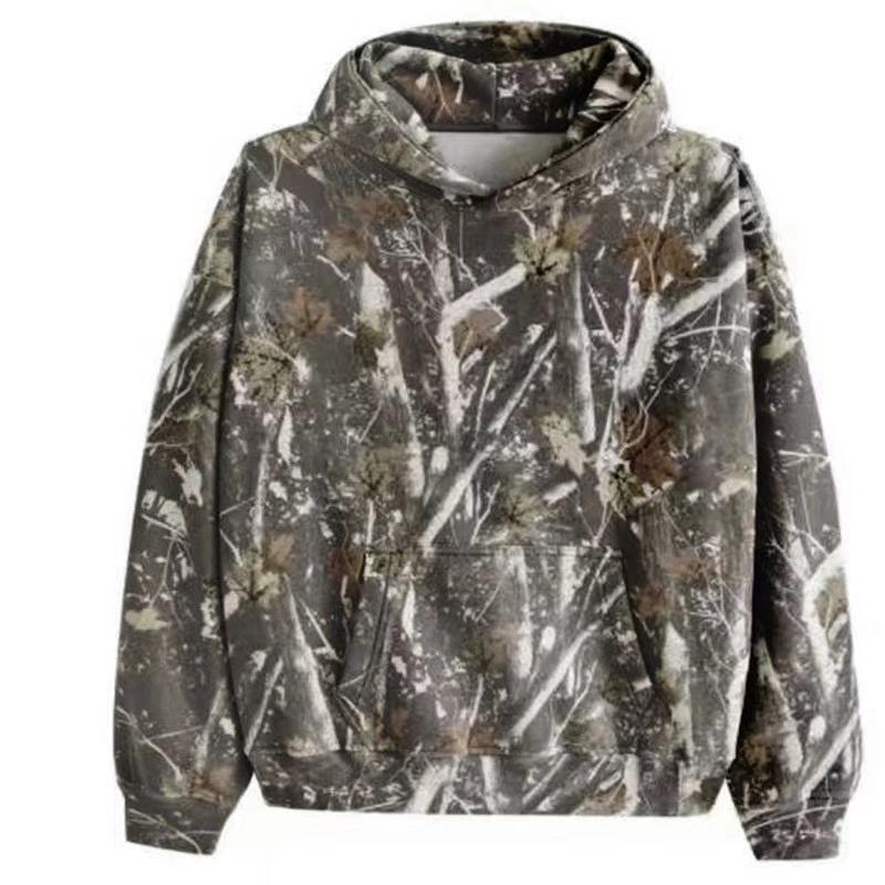 2024 new unisex camo hoodie casualmenswear camouflagedayoutdoor pocket stylishsweaterstops casualmenswear stylish stylish pocket Sweatshirts Pullover