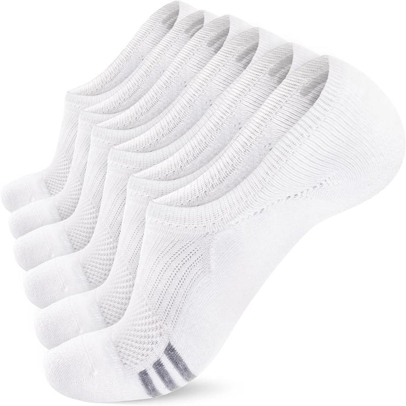 No Show Socks for Women & Men - Low Cut, Flat Boat Line, Athletic Running & Casual Liner Socks (3-Pair)