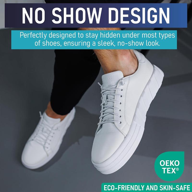 No Show Socks for Women & Men - Low Cut, Flat Boat Line, Athletic Running & Casual Liner Socks (3-Pair)