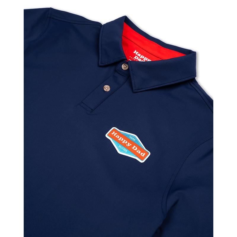 Happy Dad Golf Polo (Navy)