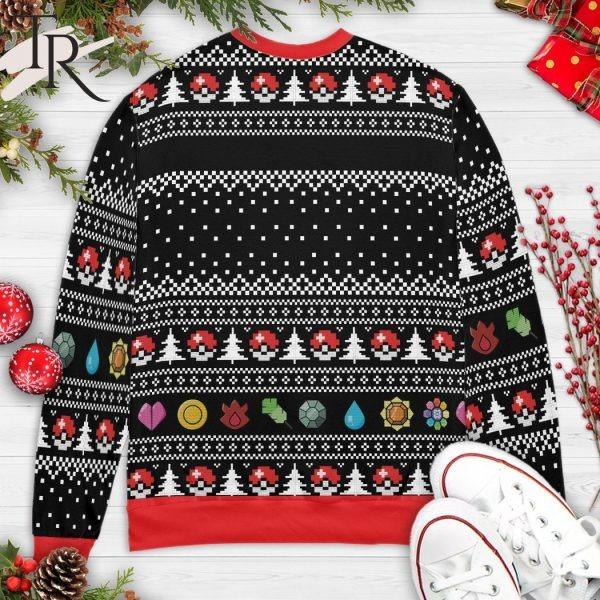 Kanto Starters Pokemon Christmas Ugly Sweater,  Ugly Christmas Sweater