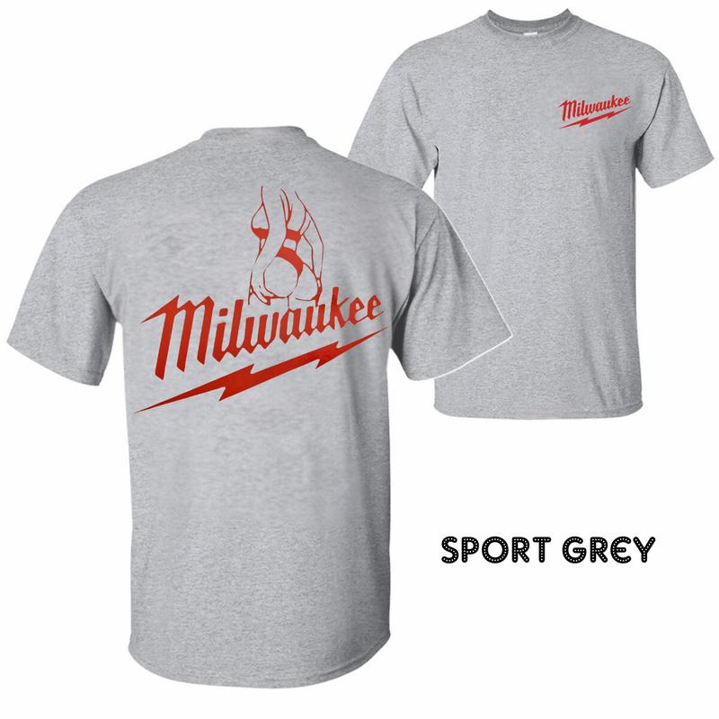 Funny Milwaukee T-shirt - Milwaukee Tools T-shirt, Stylish Milwaukee Apparel - Shirts For Men, Mens Western Wear, Mens Gifts