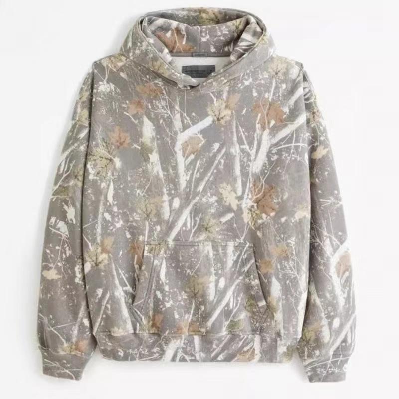 Abercrombie camo hoodie-new unisex camo day outdoor pocket stylish sweater casual menswear