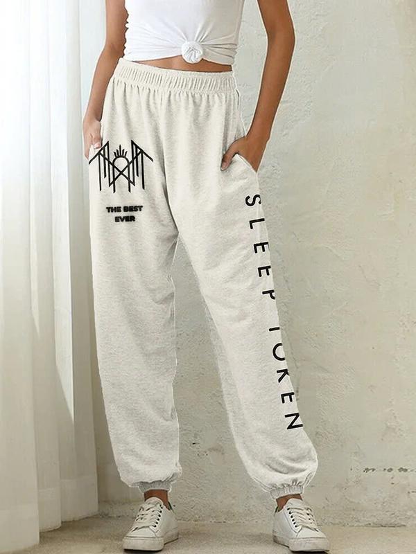 Sleep Token Unisex Sweatpants Classic Rock Band Pattern Comfy - Gildan Heavy Blend