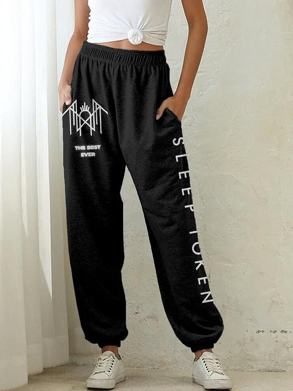 Sleep Token Unisex Sweatpants Classic Rock Band Pattern Comfy - Gildan Heavy Blend