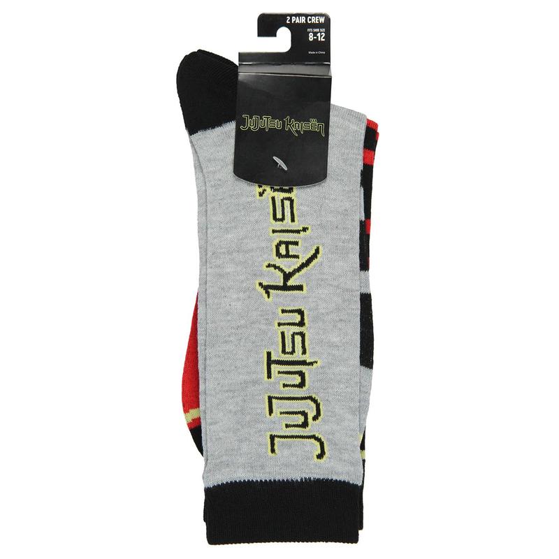 Jujutsu Kaisen Socks Jujutsu High Crest Logo 2 Pack Adult Crew Socks