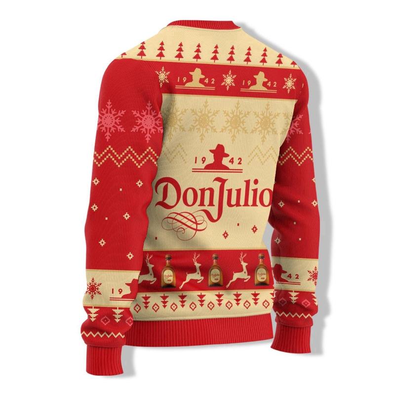 Shop Don Julio Christmas Ugly Sweater & Tequila Party Apparel – Perfect Alcohol Lover Gift for Family Christmas Celebrations!